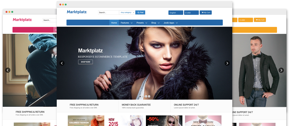 Marktplatz ecommerce template